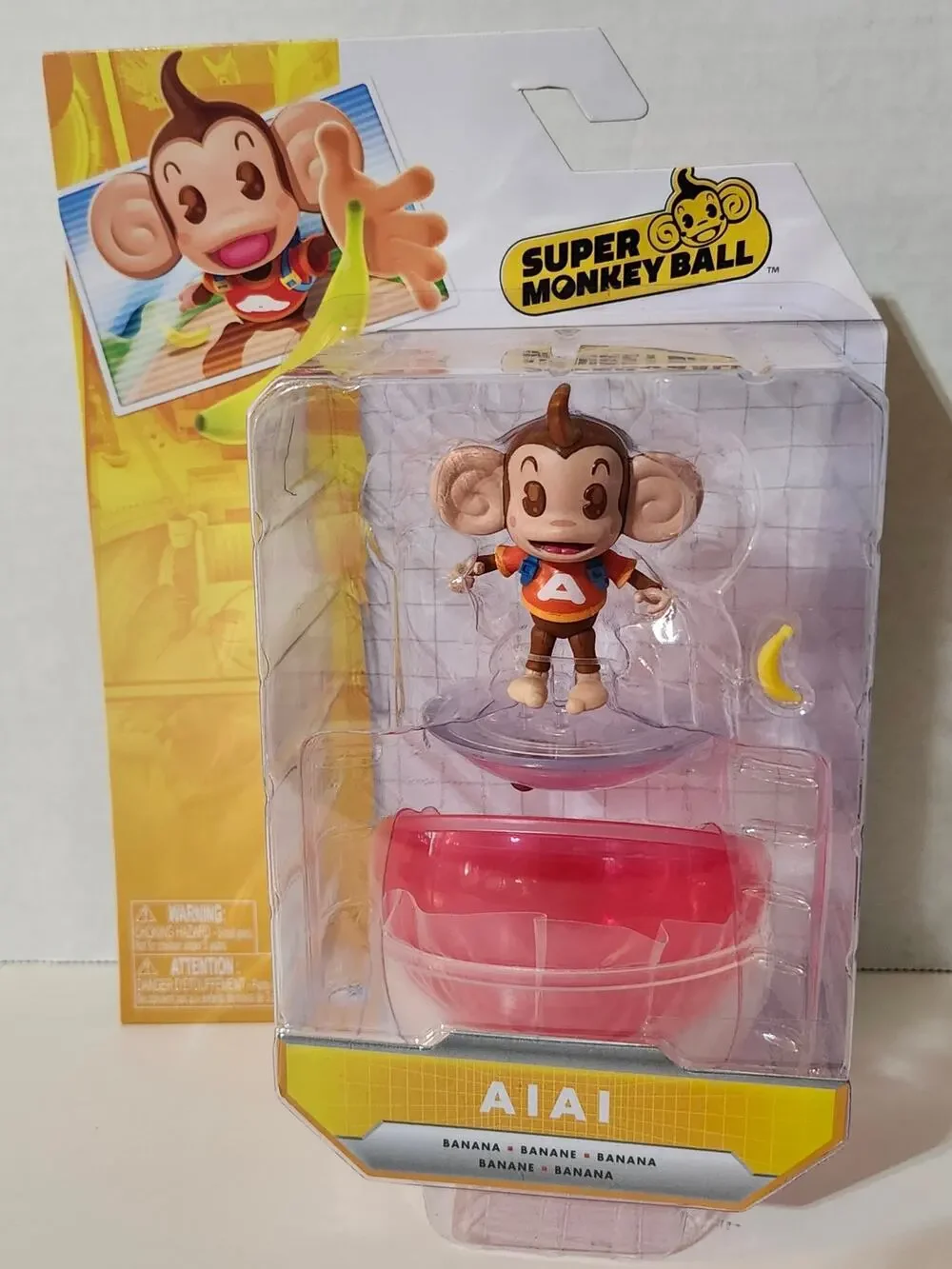 Super Monkey Ball AiAi Figure Complete Jakks Pacific Sega Collectible
